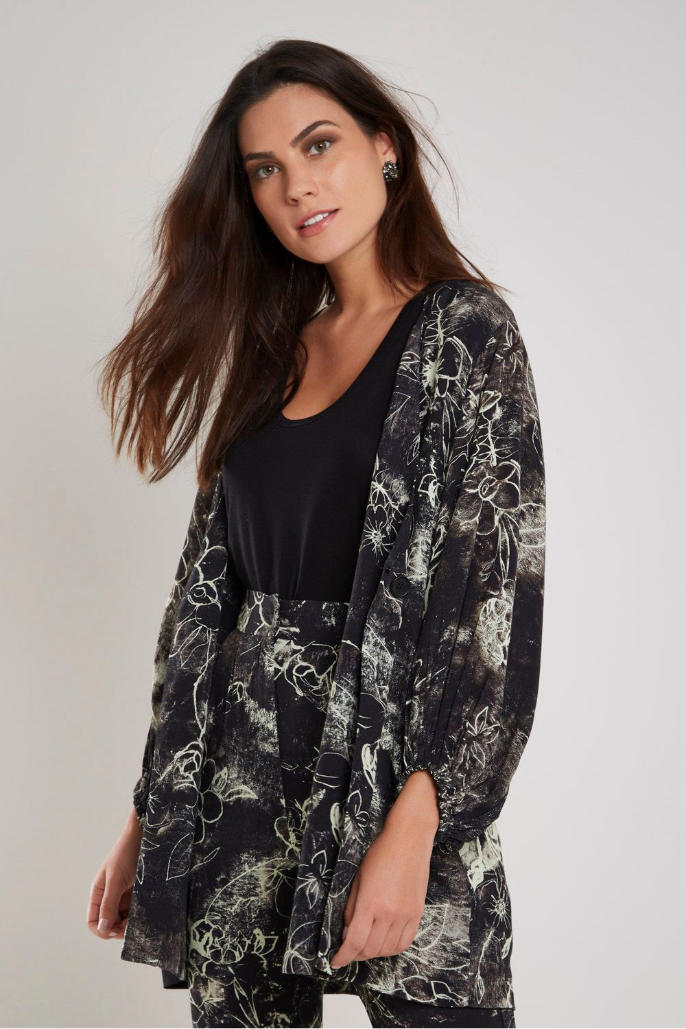 Kimono Est Floral Dome