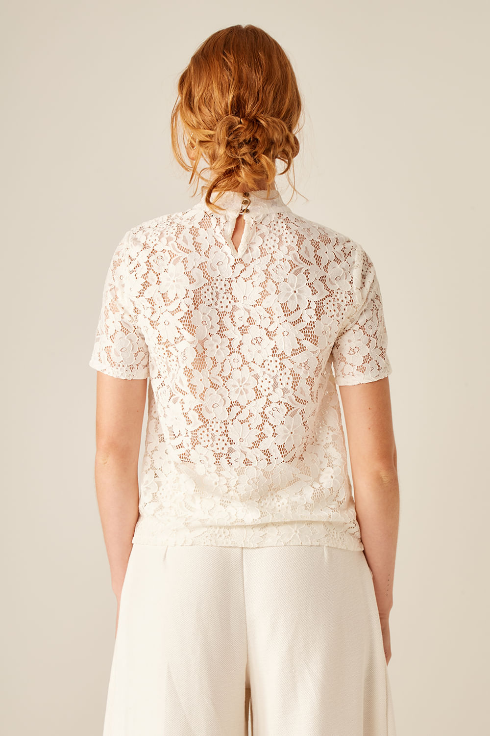 Blusa Malha Renda - Renner