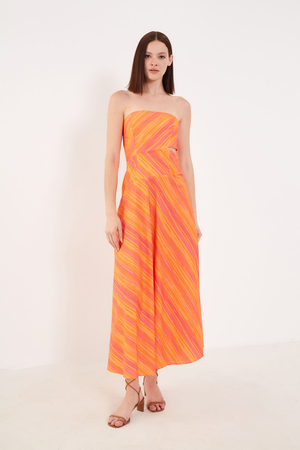 Vestido Estampa Seiva Midi - Est Seiva
