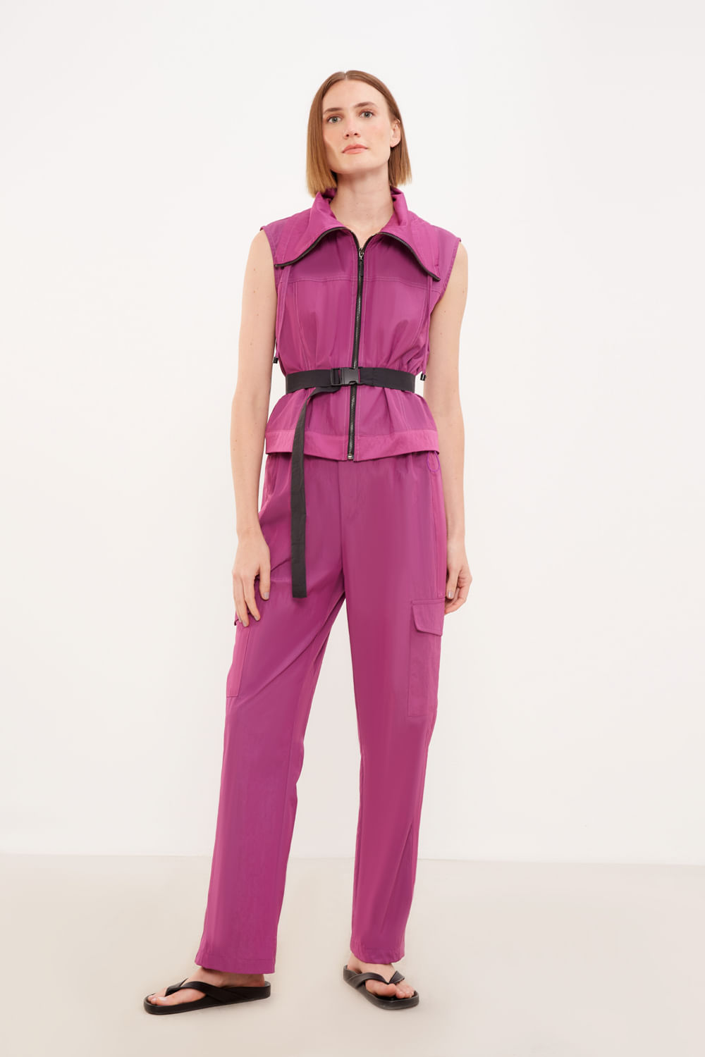 Calça Clochard Elástico - Fucsia