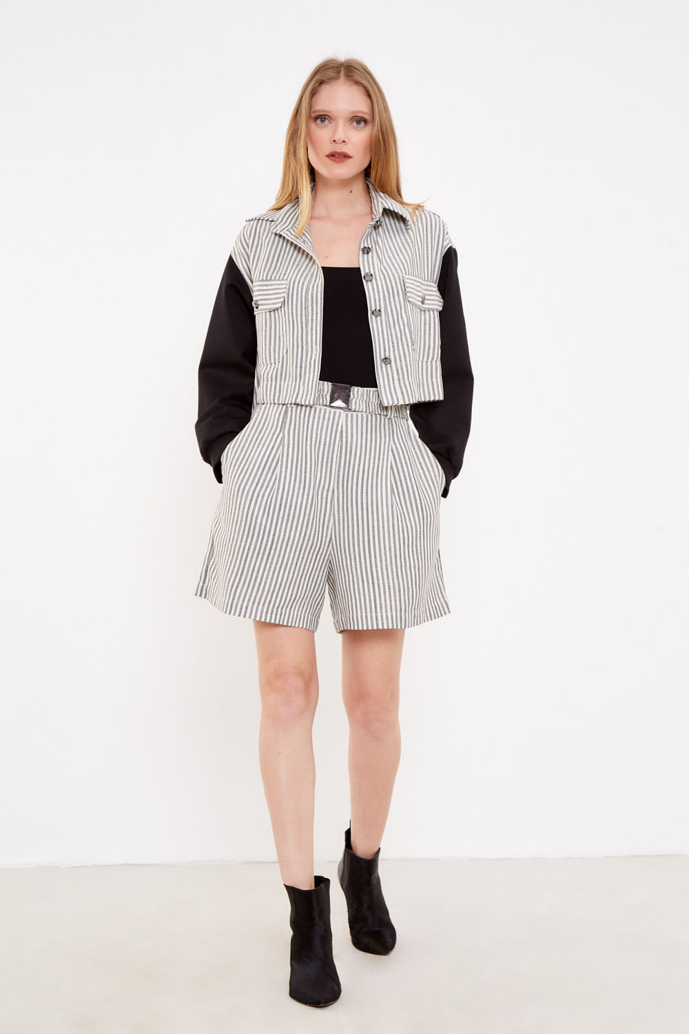 Short Casual Ruka - Listrado
