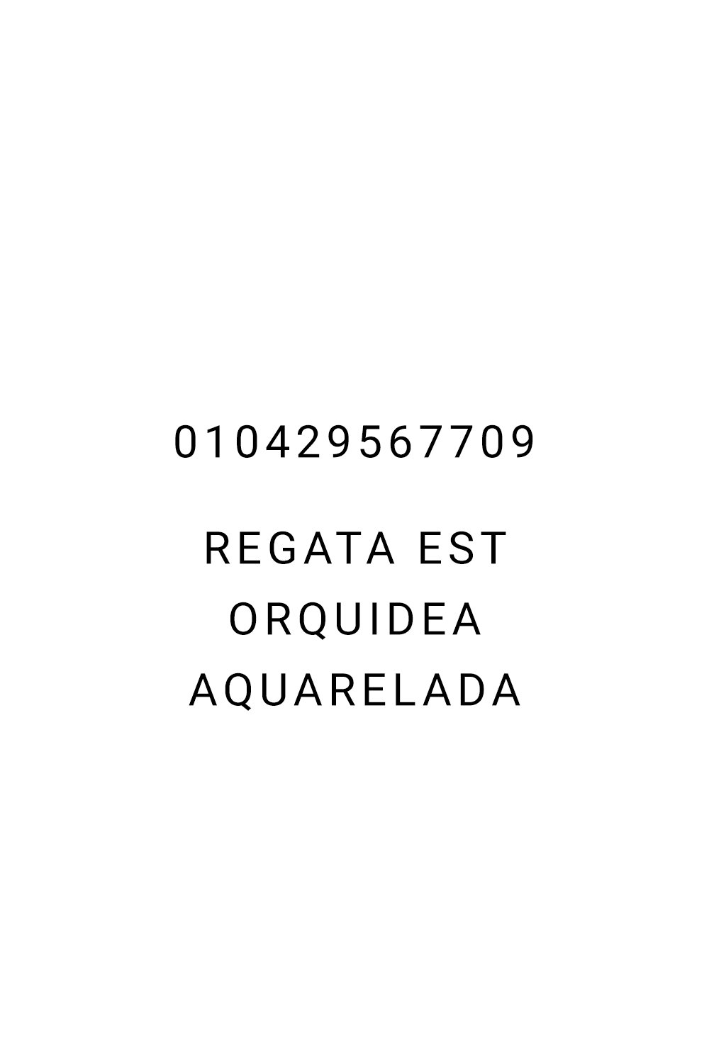 Regata Estampa Orquídea Aquarelada - Est Orquidea Aquarelada
