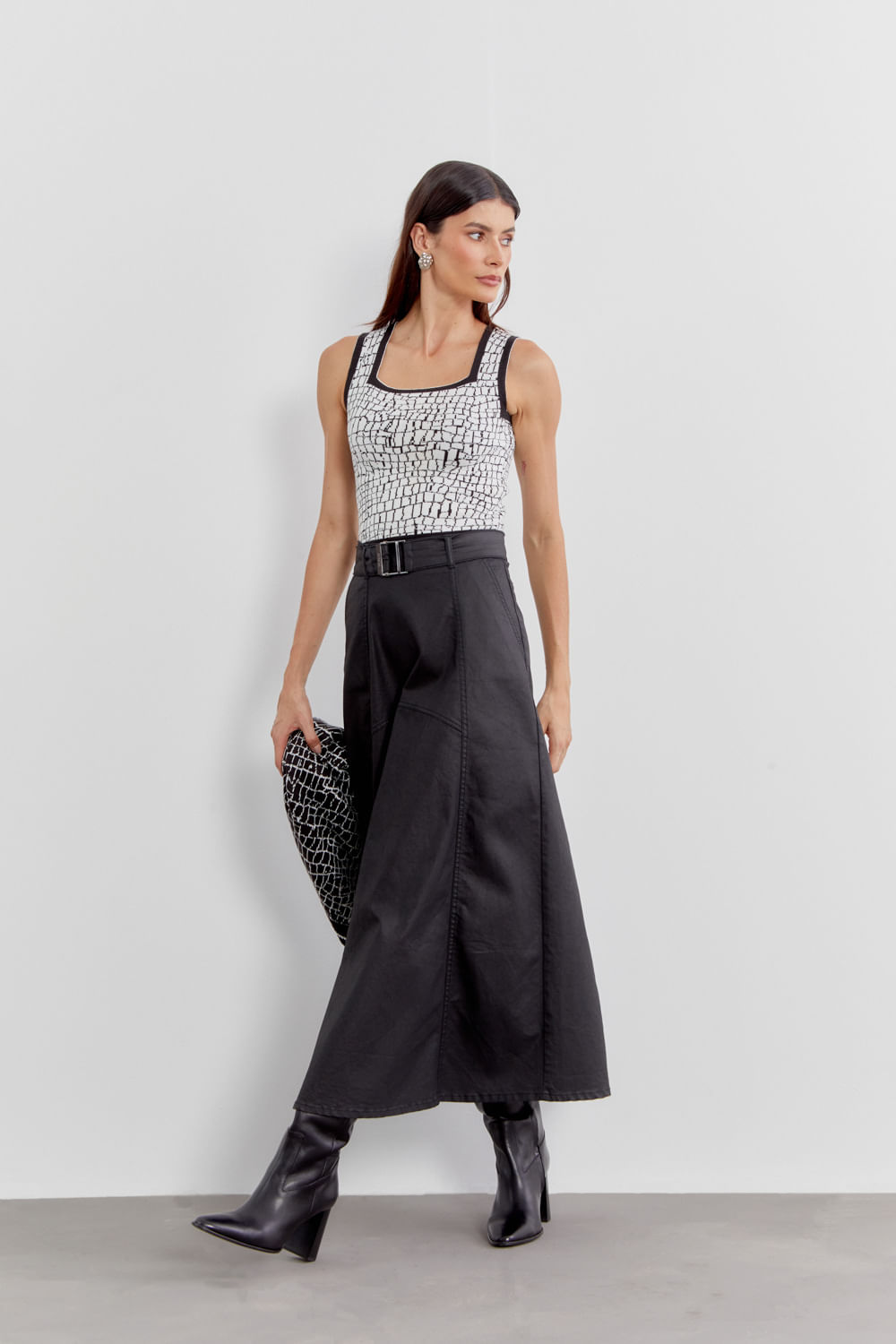Blusa Tricot Estampa Mambah - Est Mambah