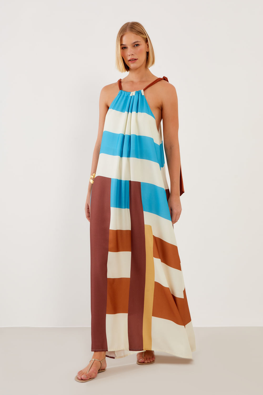 Vestido Longo Estampa Riva - Est Riva