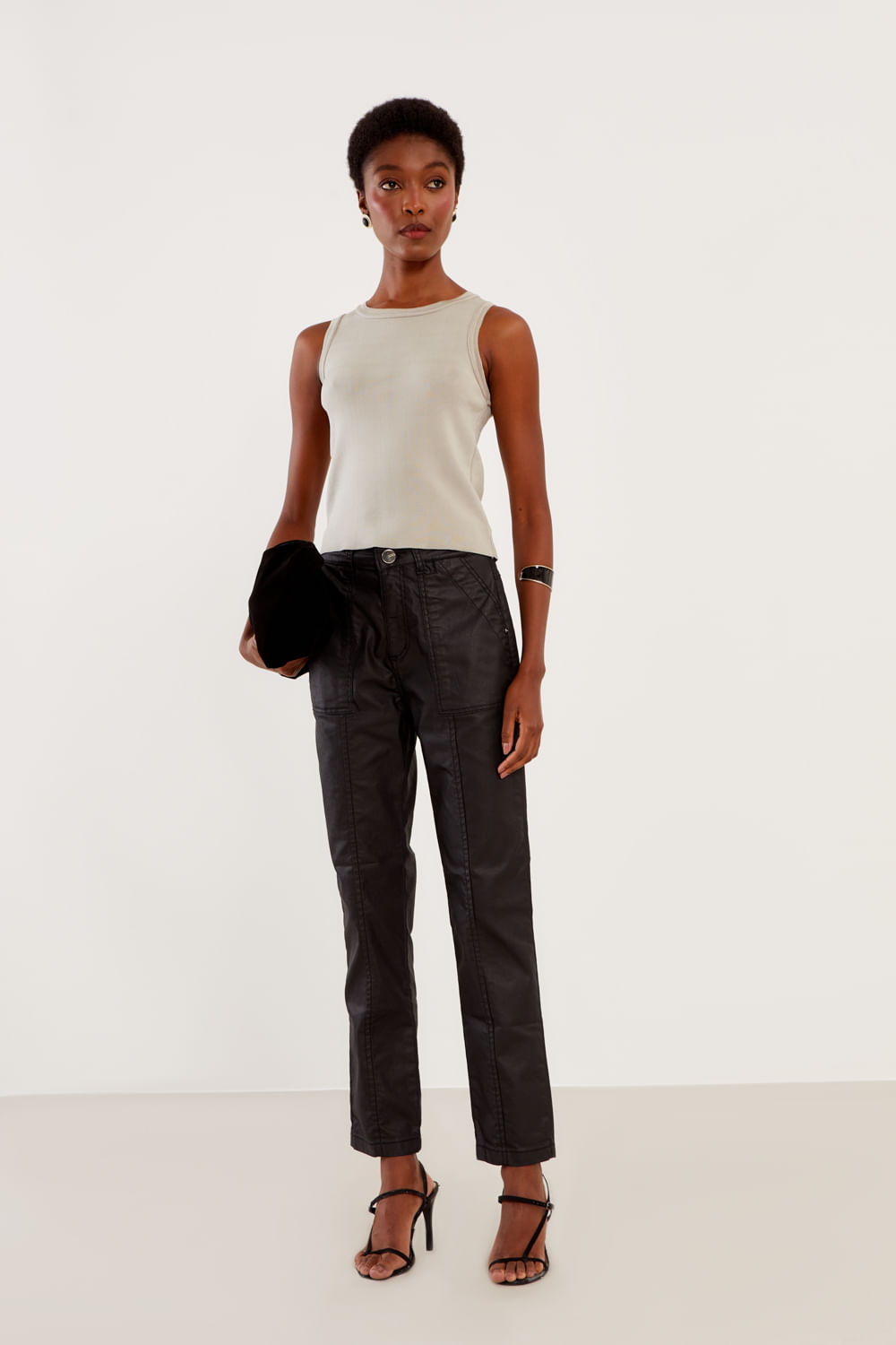 Regata Tricot Rayon - Prata