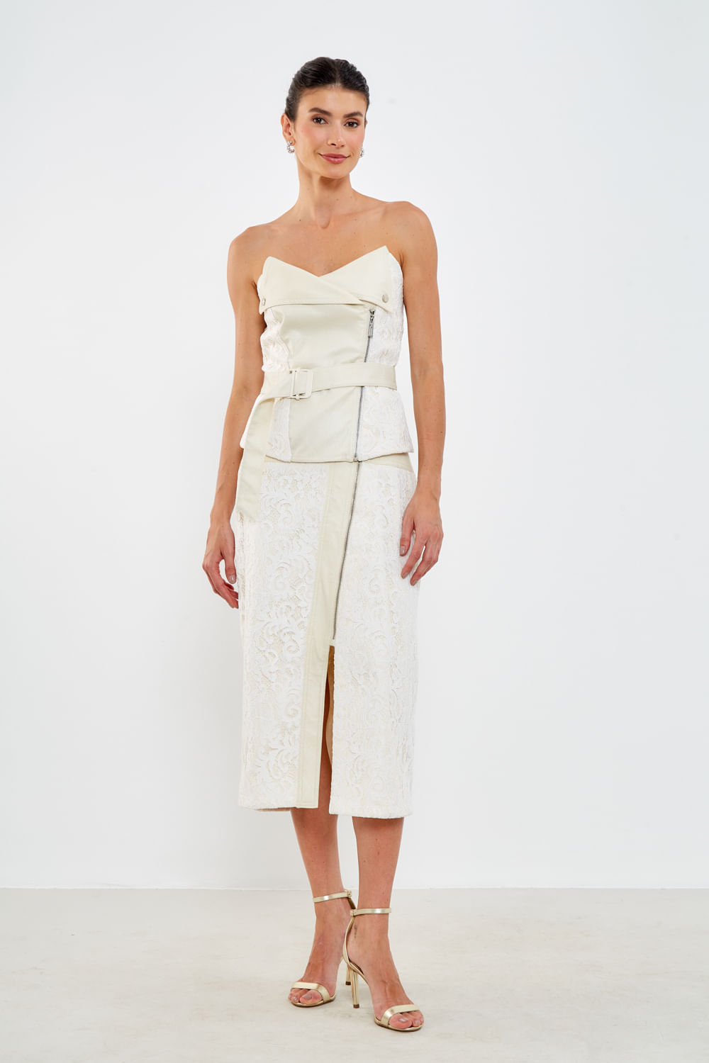 Top Sarja Renda - Branco