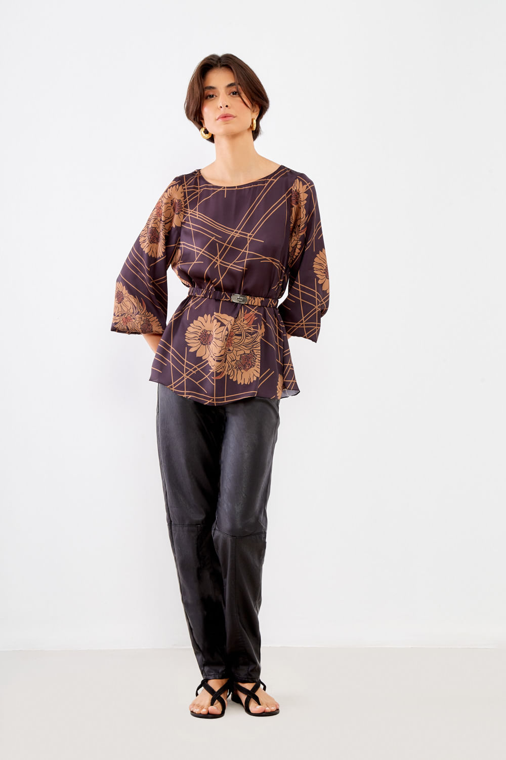 Blusa Estampa Brun - Est Brun