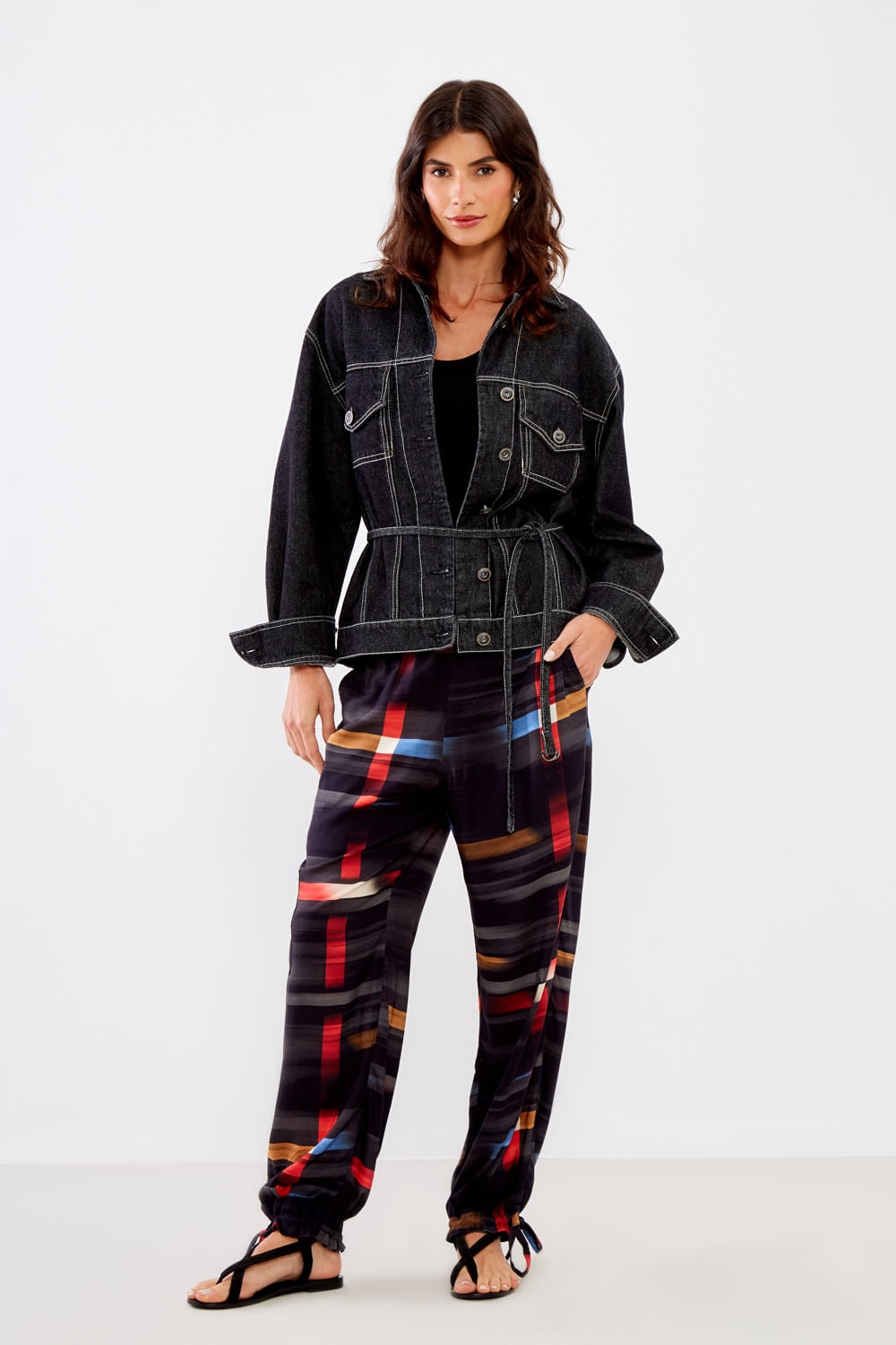 Calça Estampa Linear - Est Linear