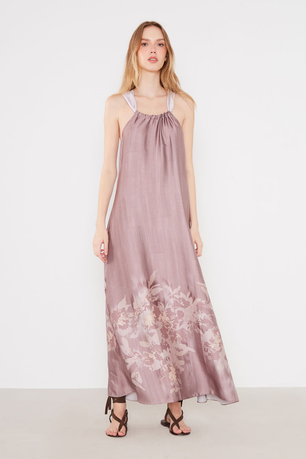 Vestido Longo Estampa Foly - Est Foly