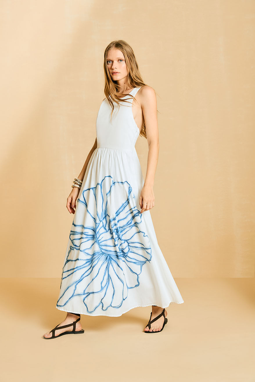 Vestido Estampa Localizado Déia - Est Localizado Deia