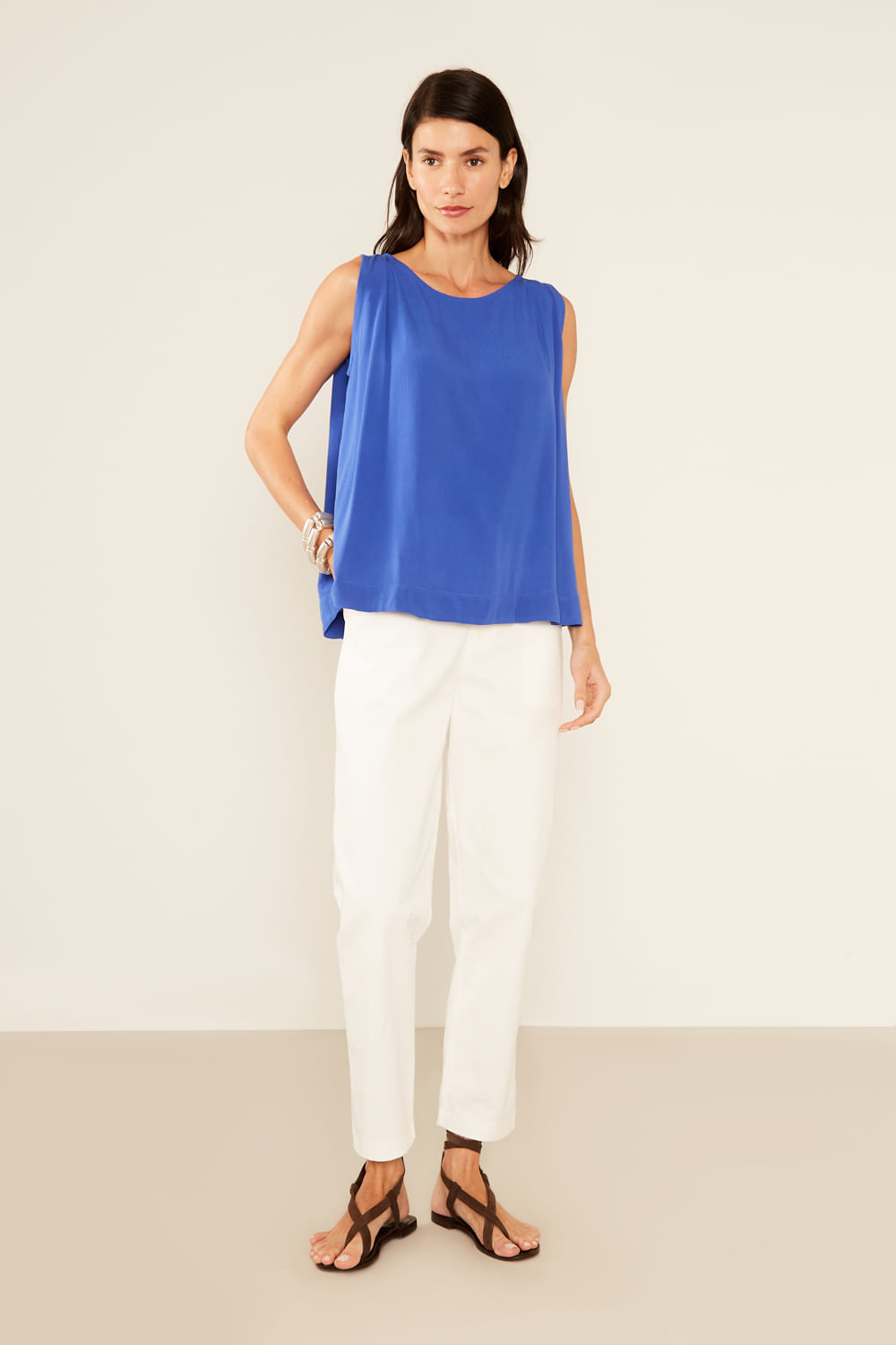 Regata Casual Básica - Azul Royal