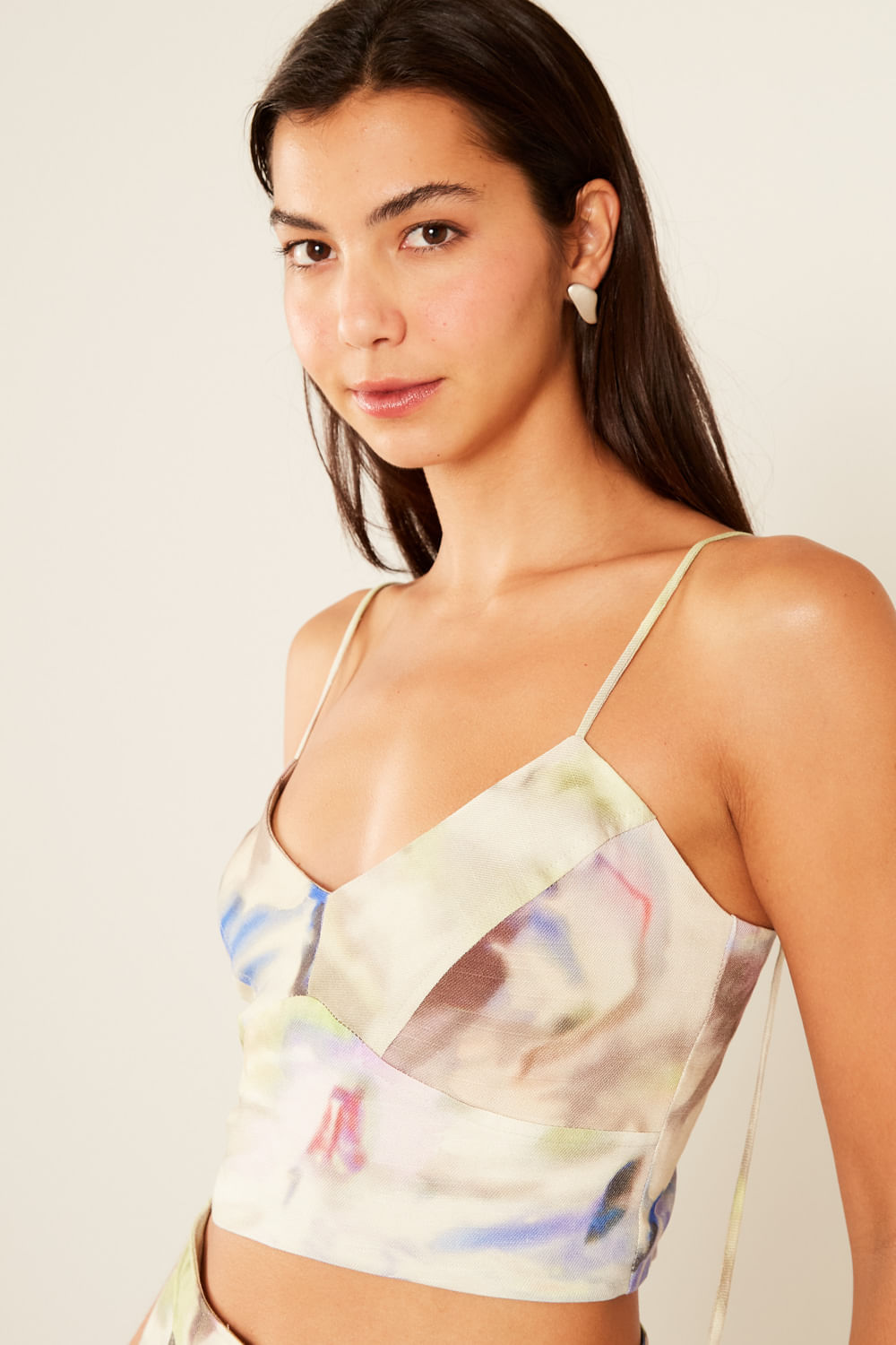 Blusa Top Estampa Vic - Est Vic
