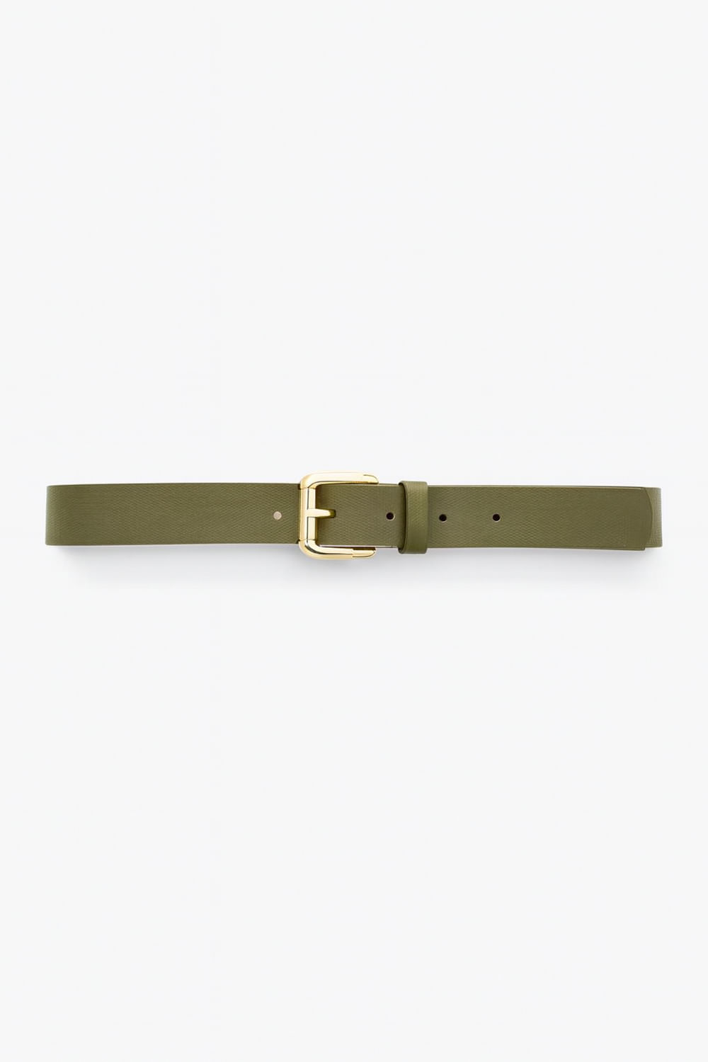 Cinto Couro Basic - Verde Oceanico