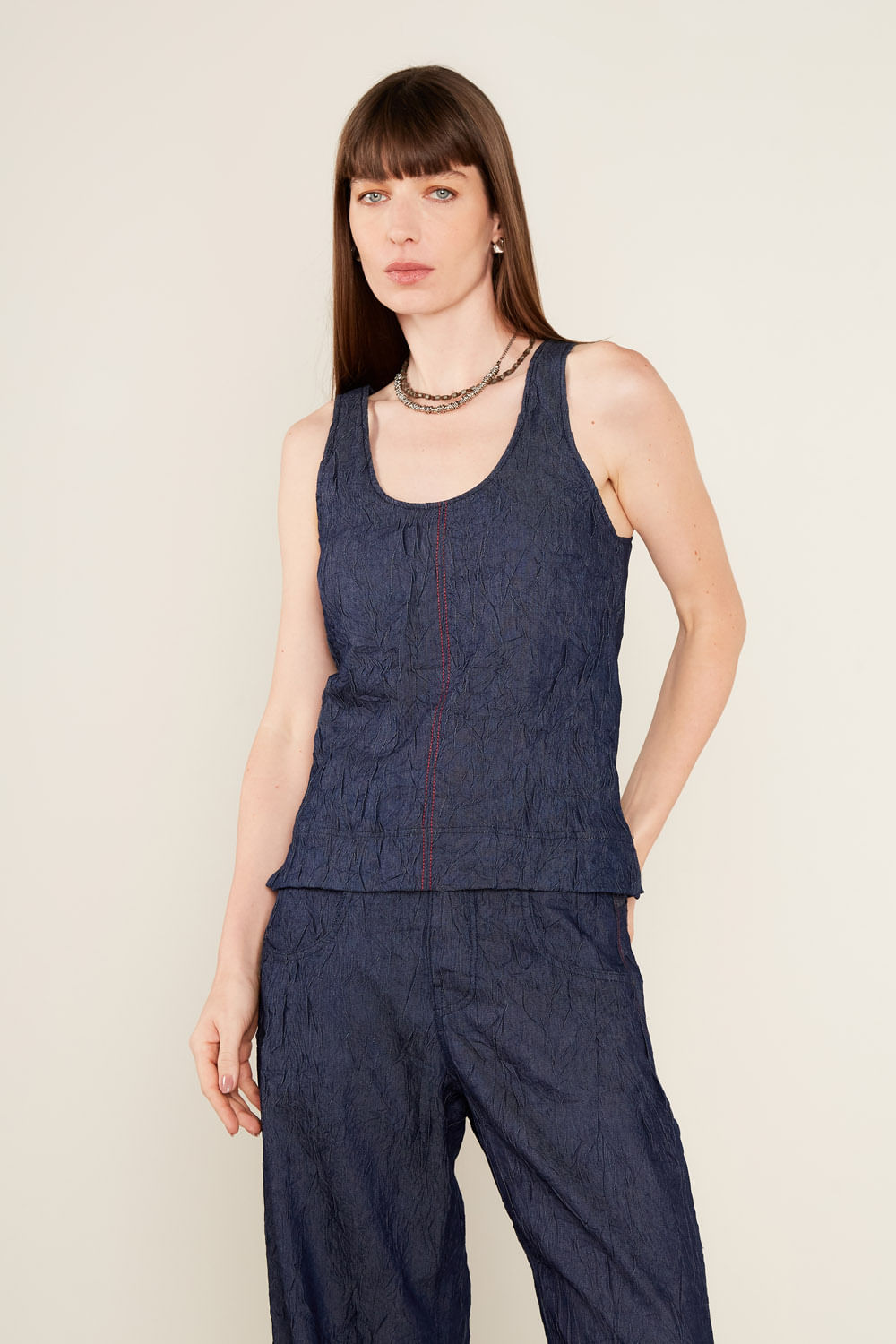 Regata Jeans Amassada - Jeans