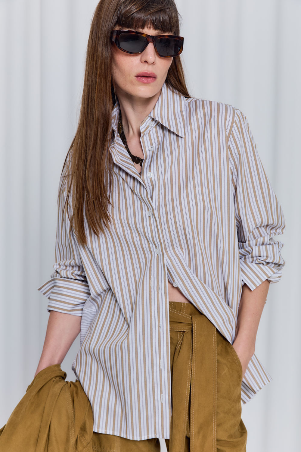 Blusa Casual Mix Listras - Listrado