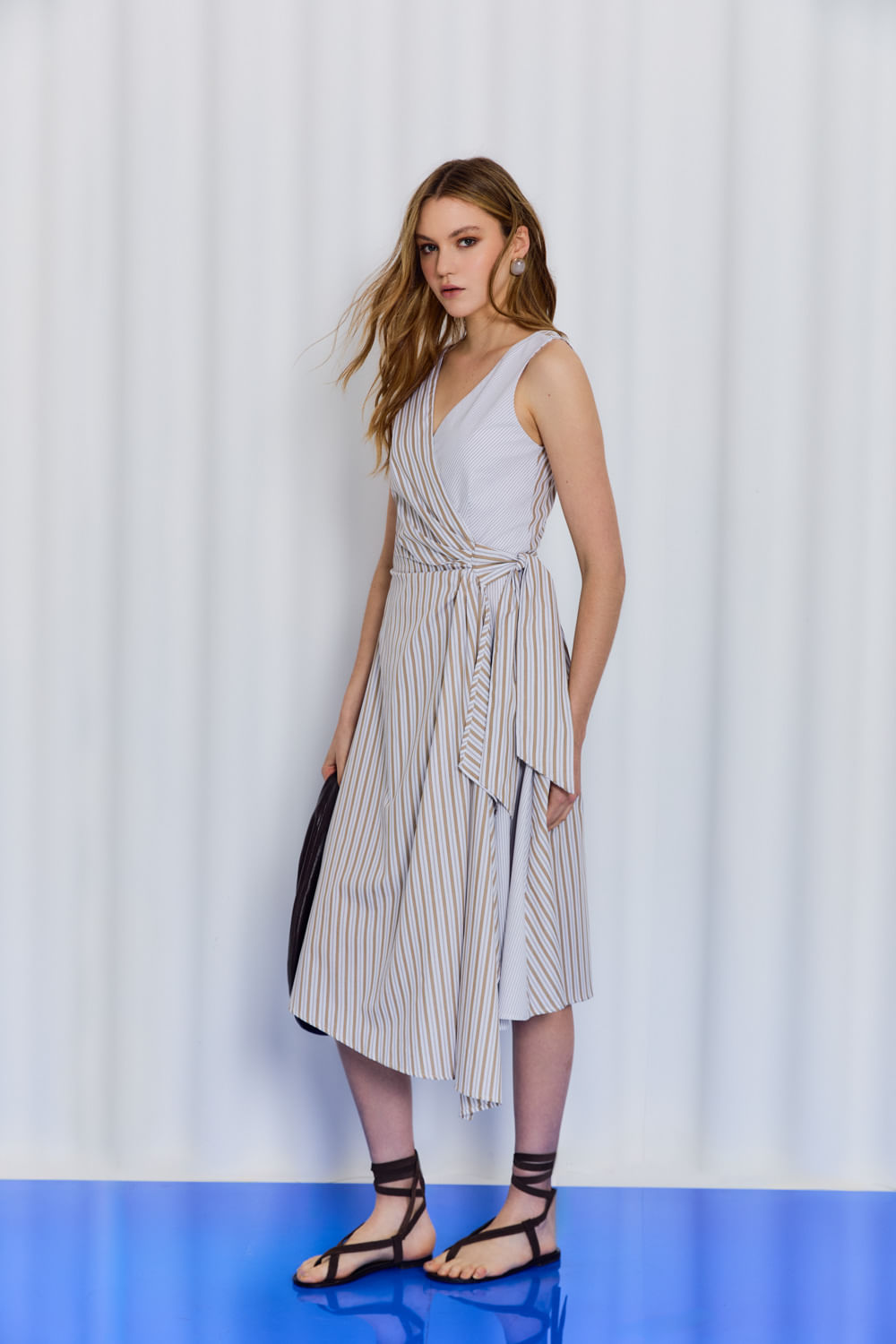 Vestido Casual Mix Listra - Listrado
