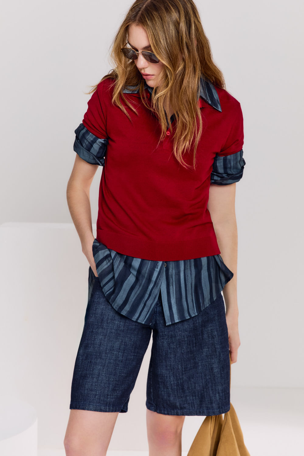 Bermuda Jeans 5 Bolsos - Jeans