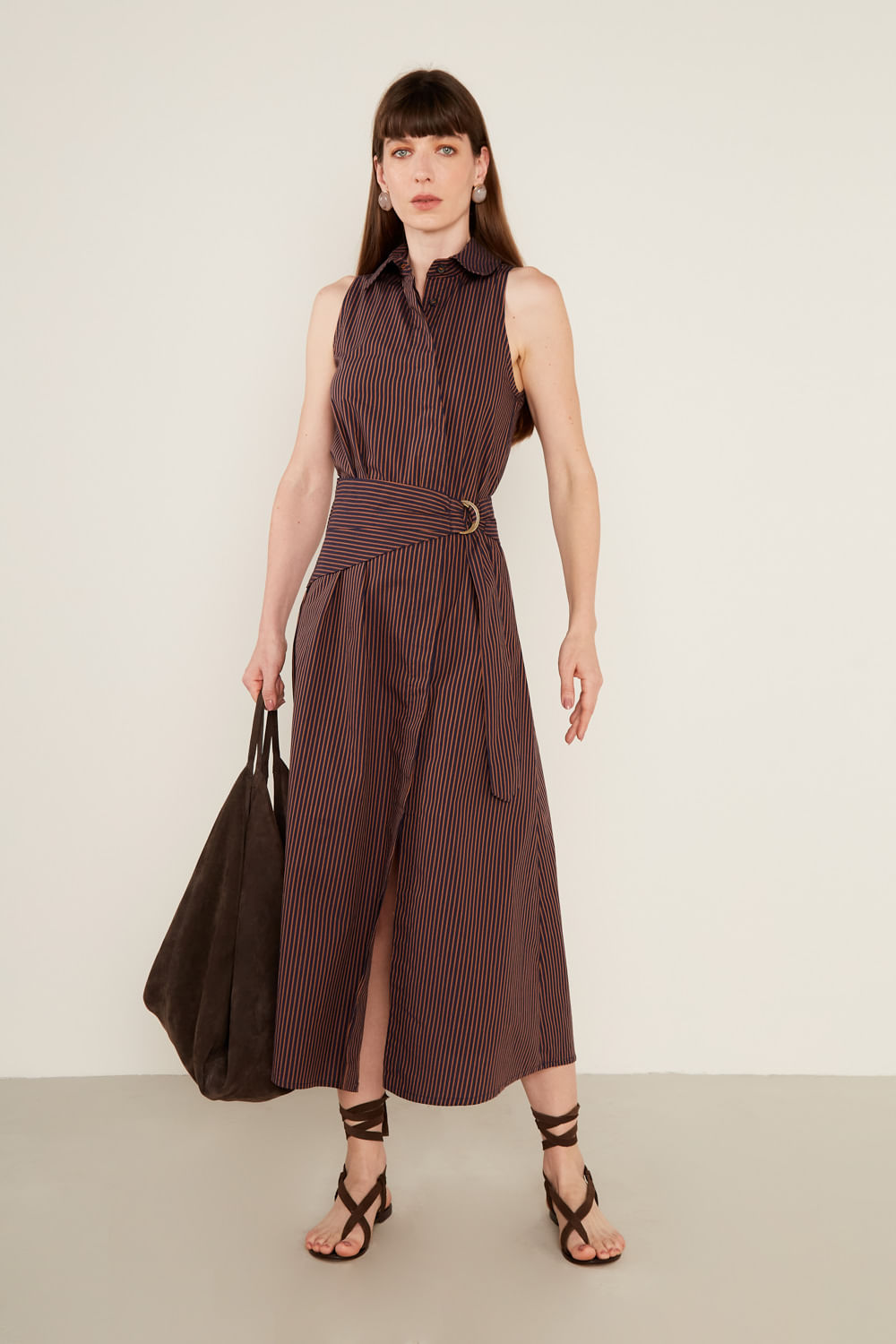 Vestido Casual Listras - Listrado
