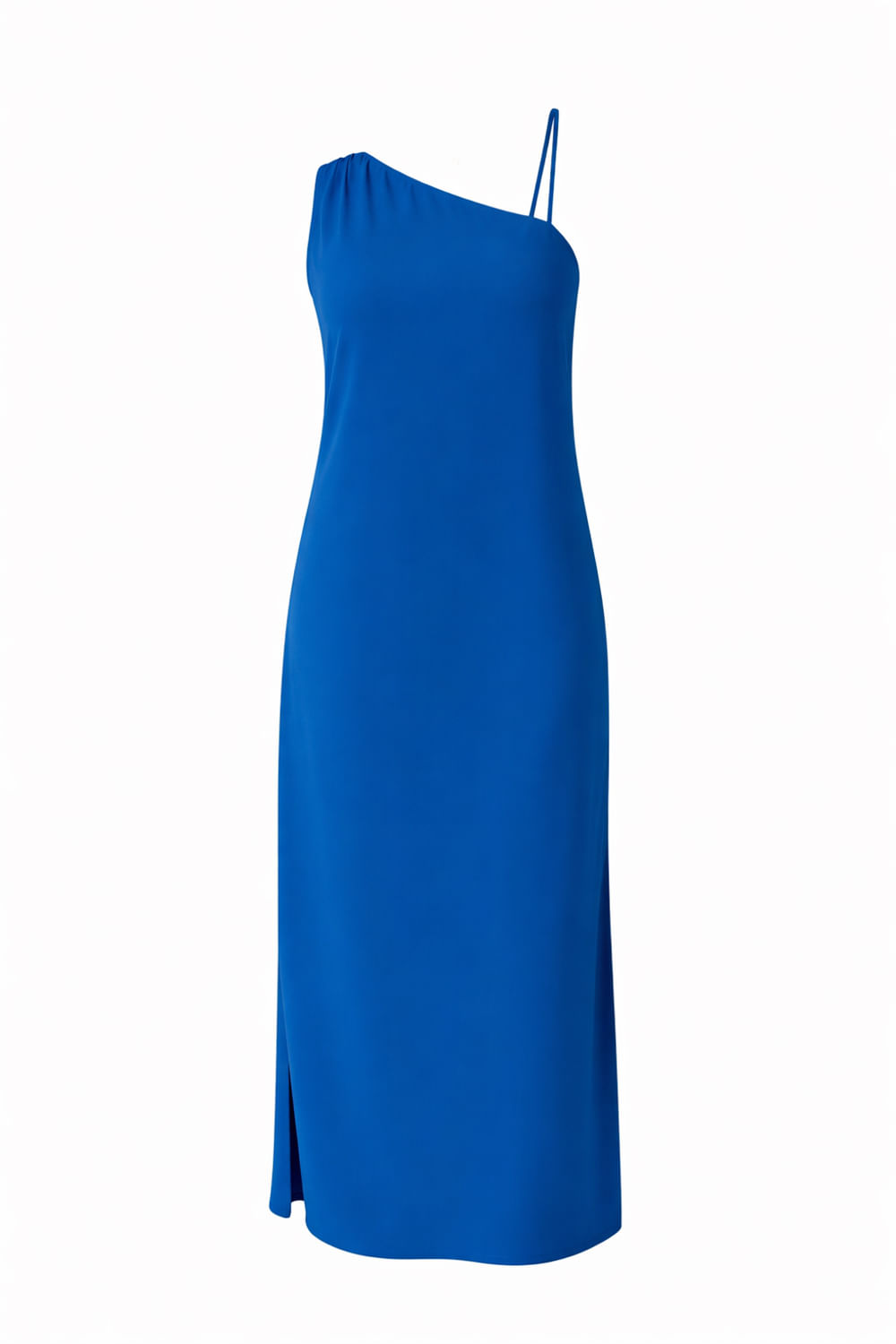 Vestido Longo Ombro Só - Azul Maresia