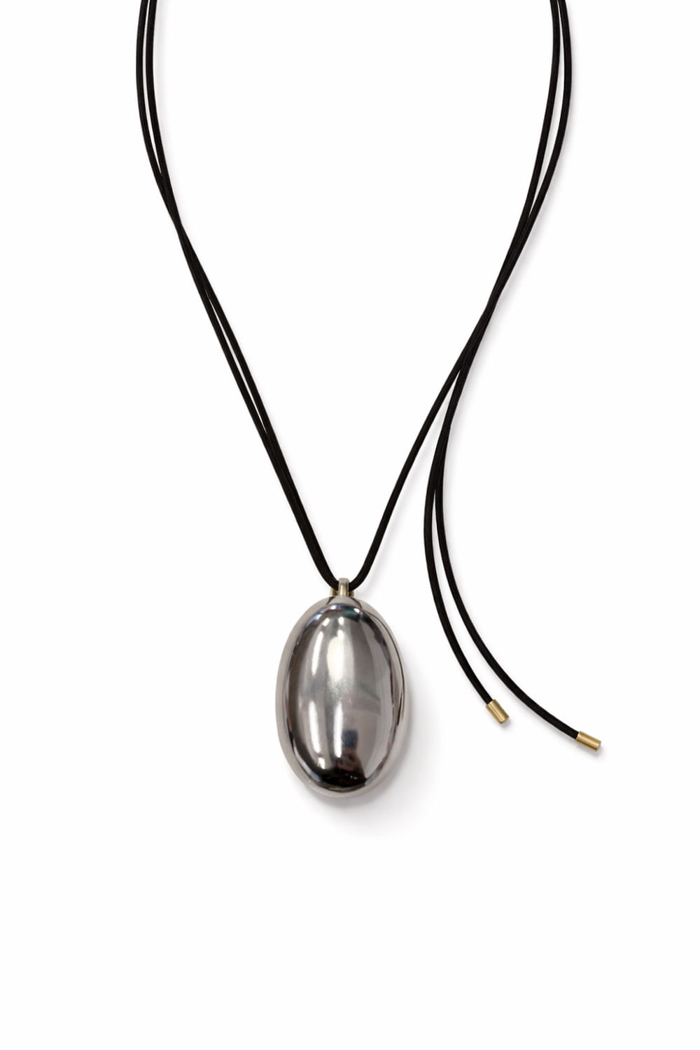 Choker Oval - Prata