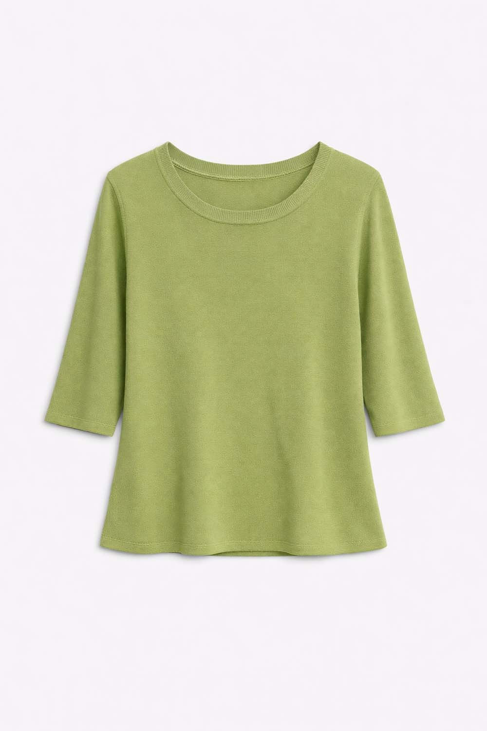 Blusa Tricot Básica - Verde Cedro