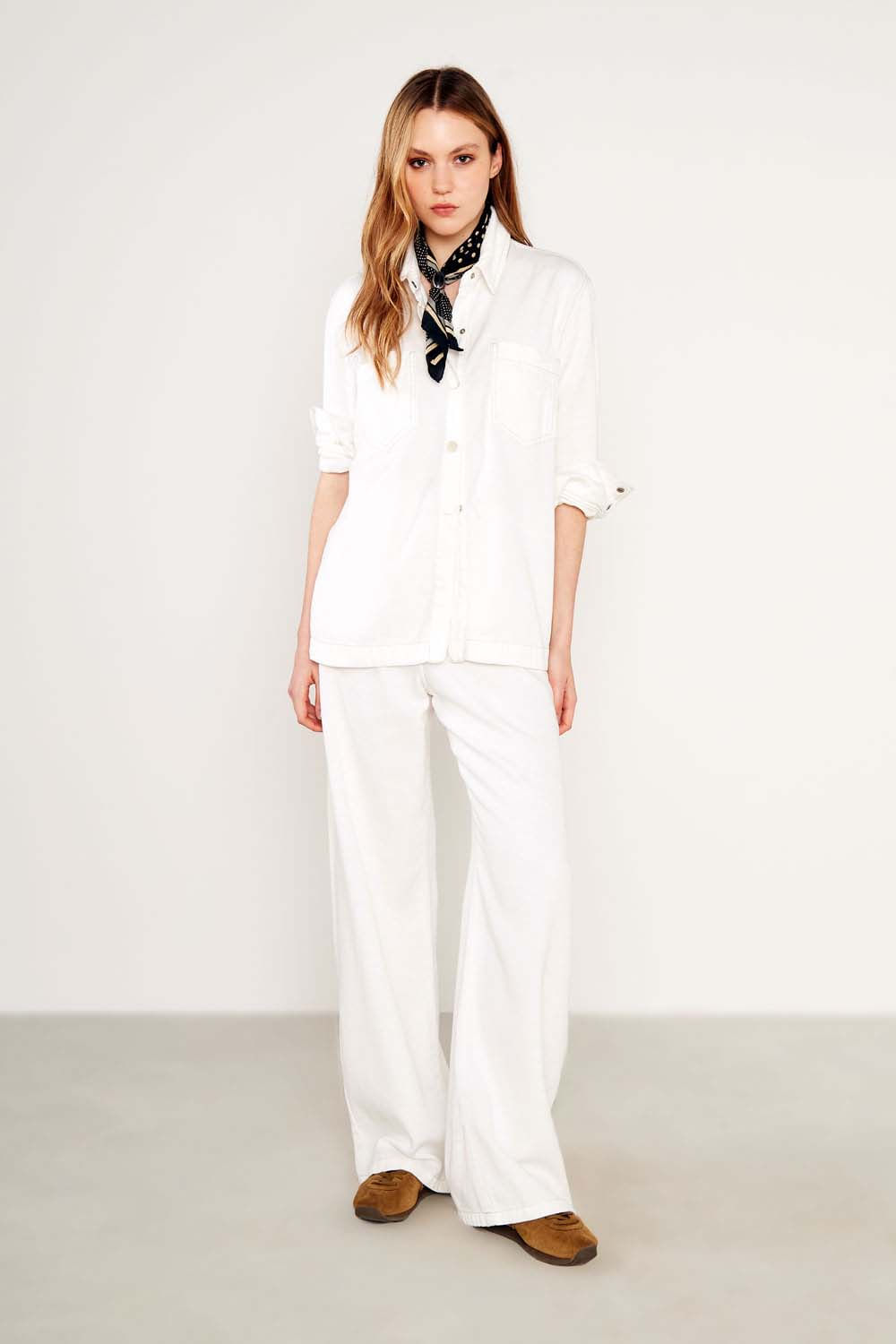 Camisa Sarja Oversized - Cru