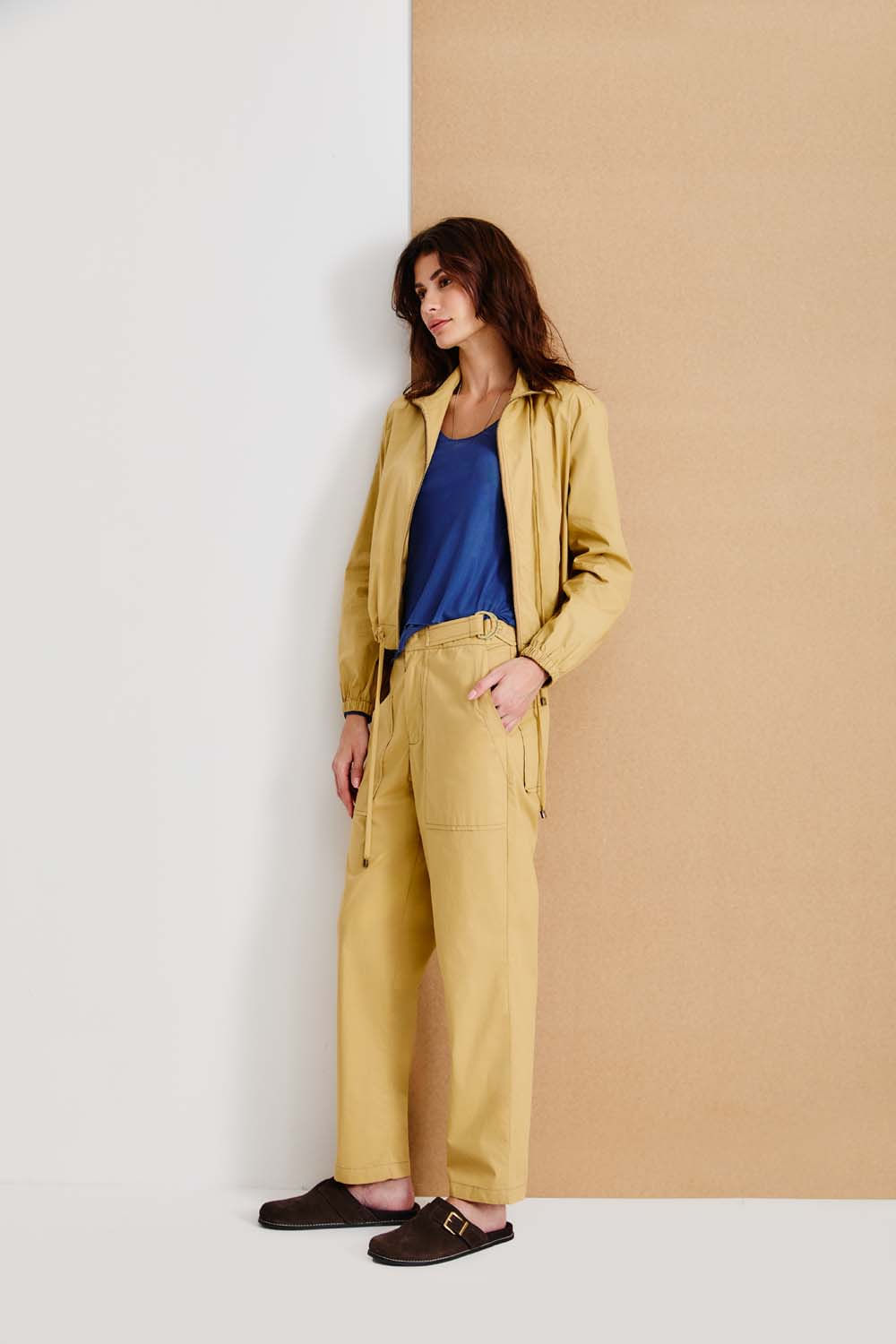 Calça Sarja Alheta - Camelo