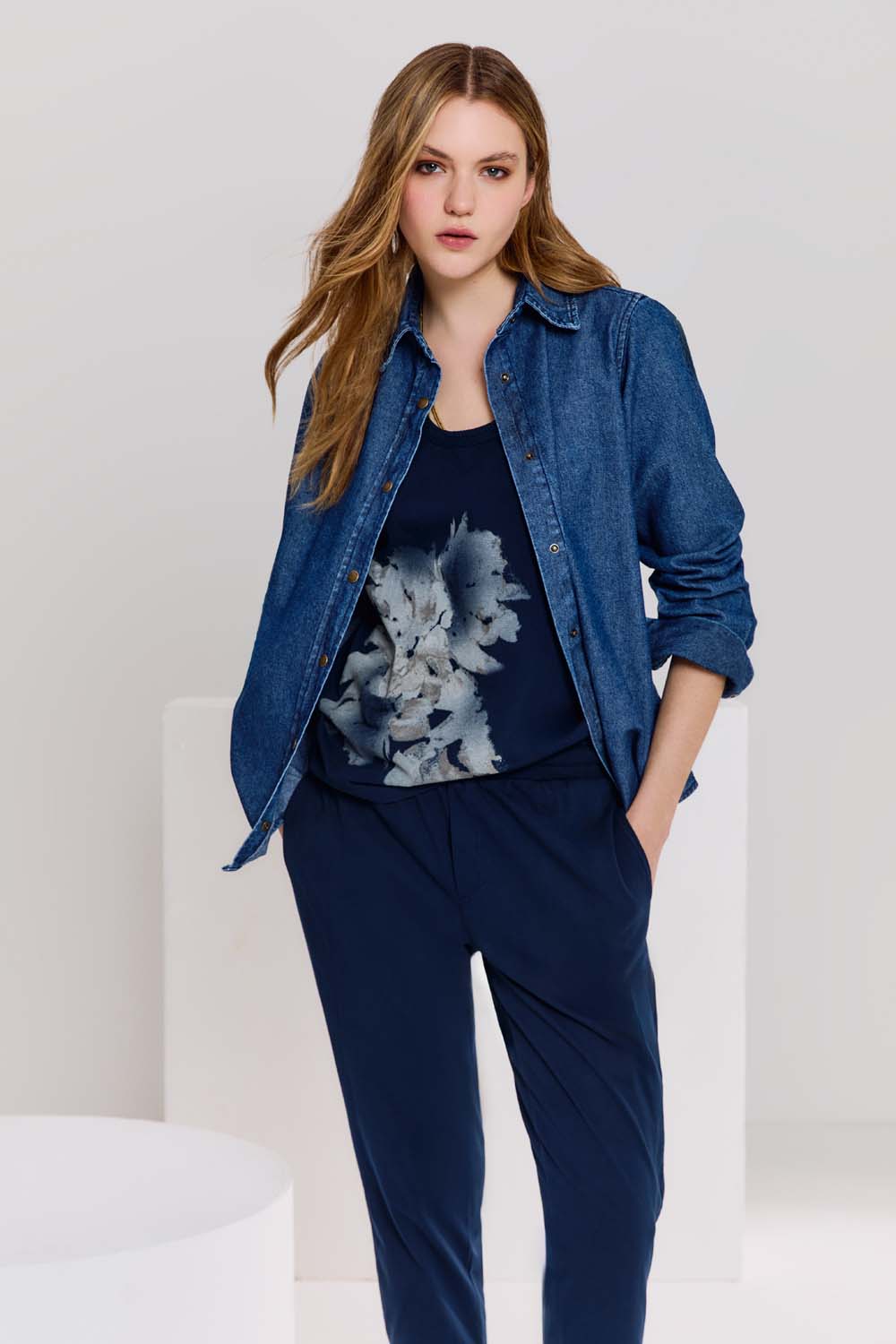 Camisa Jeans - Jeans