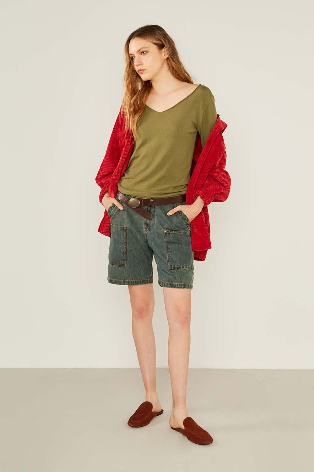 Blusa Tricot Manga Longa - Manjericao