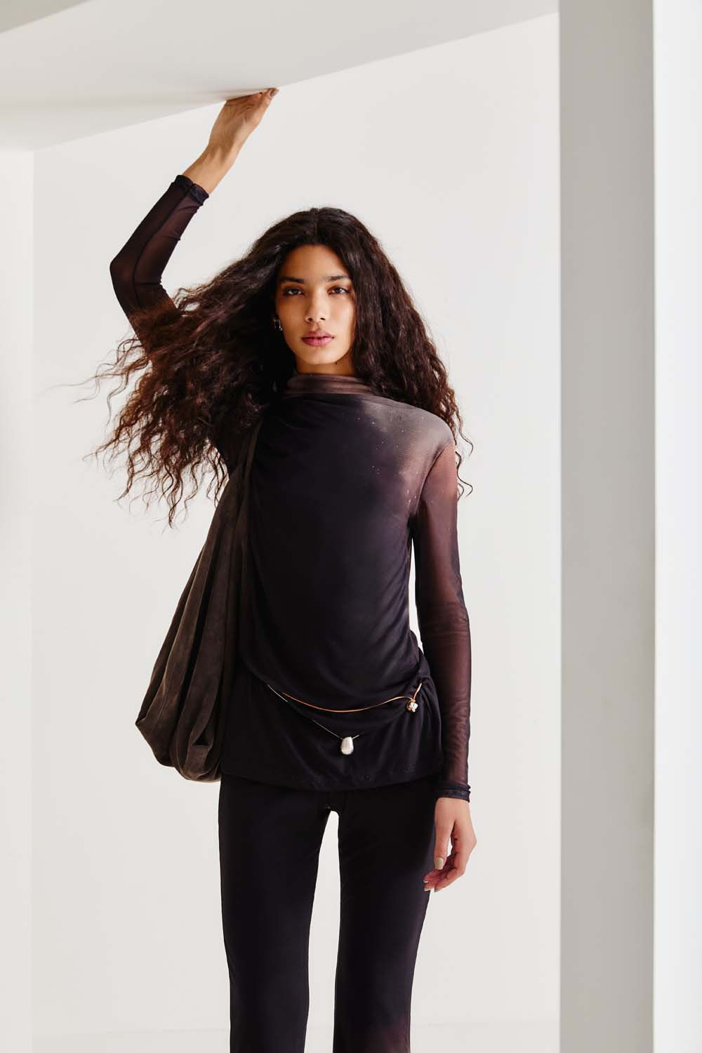 Blusa Manga Malha Estampa Constelação - Est Constelacao