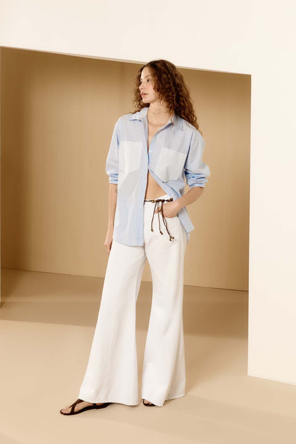 Camisa Casual Mix Listras - Listras